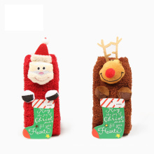 LOFT 2019 NOVO Design Design fofo de algodão moda engraçada Mulher Decoração de meias de Natal